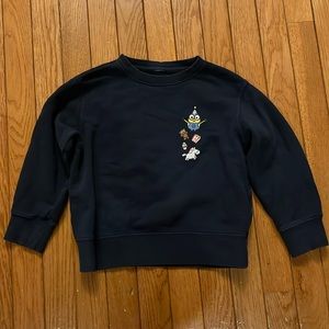 Despicable Me Baby Minion Navy Blue Sweatshirt, Toddler 3T 4T